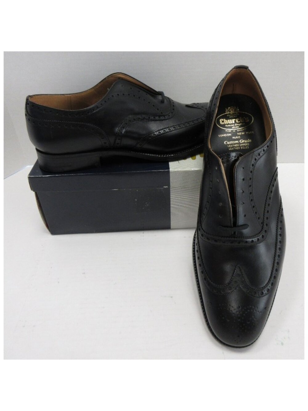 VTG Churchs Shoes 12 F Custom Grade Chetwynd Oxford Wingtip 110 US 11